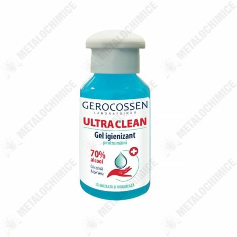 Ultra Clean Dezinfectant maini cu 70% alcool 100ml Gerocossen